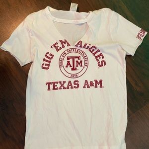 PINK brand, texas a&m shirt